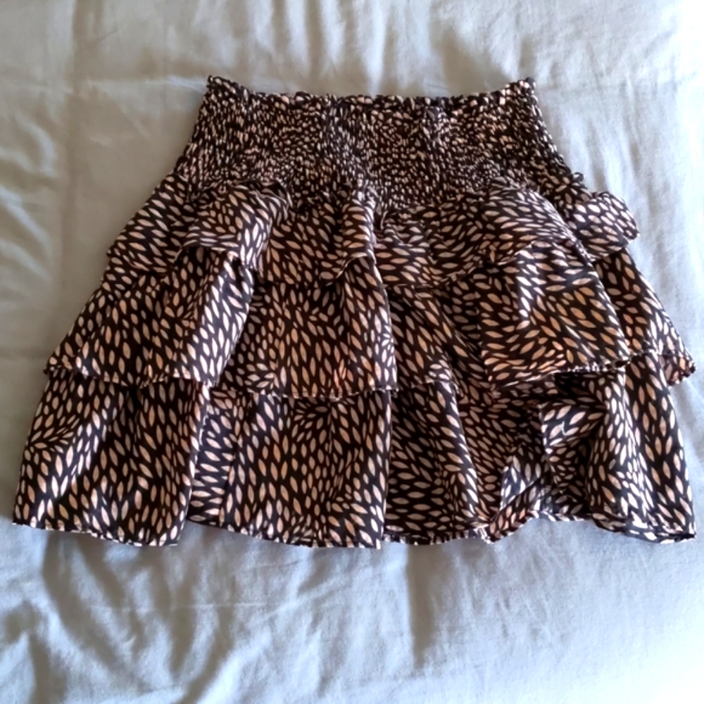 Who what wear mini ruffled skirt